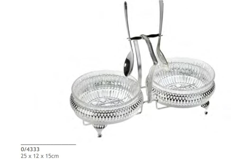RYK QA 7 2Lİ KAŞIKLI SOSLUK GÜMÜŞ 25 CM