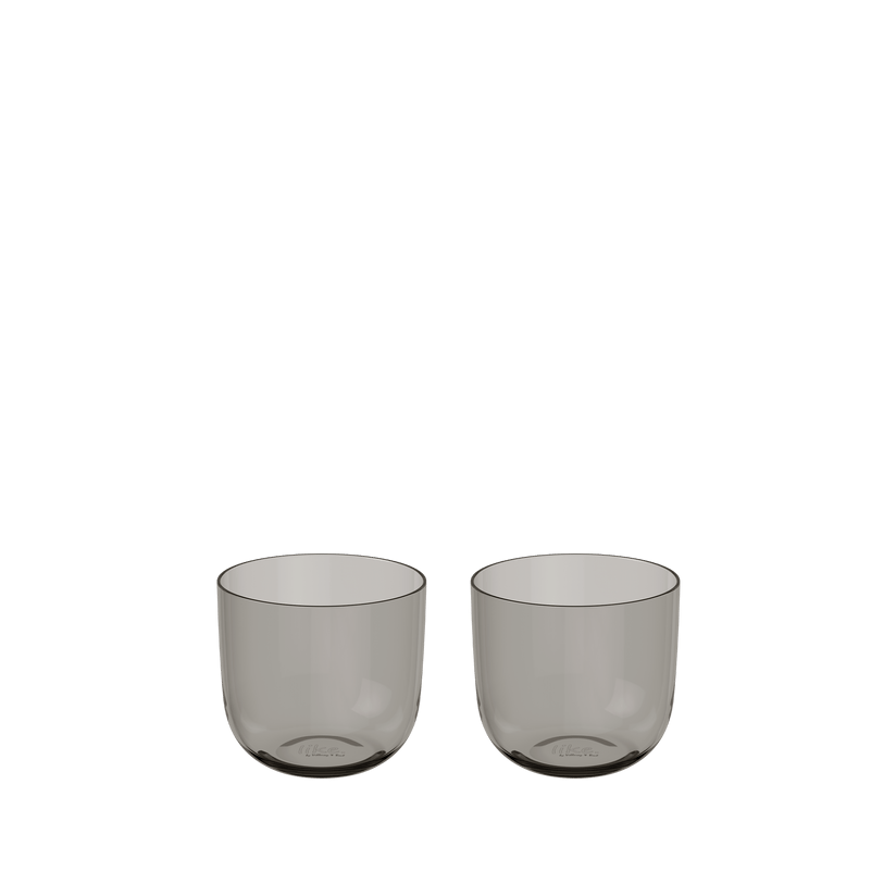 Vb Lıke Smoke Kr-b - Su Bardagı, 200 Mm, 2 Lı Set, Grı