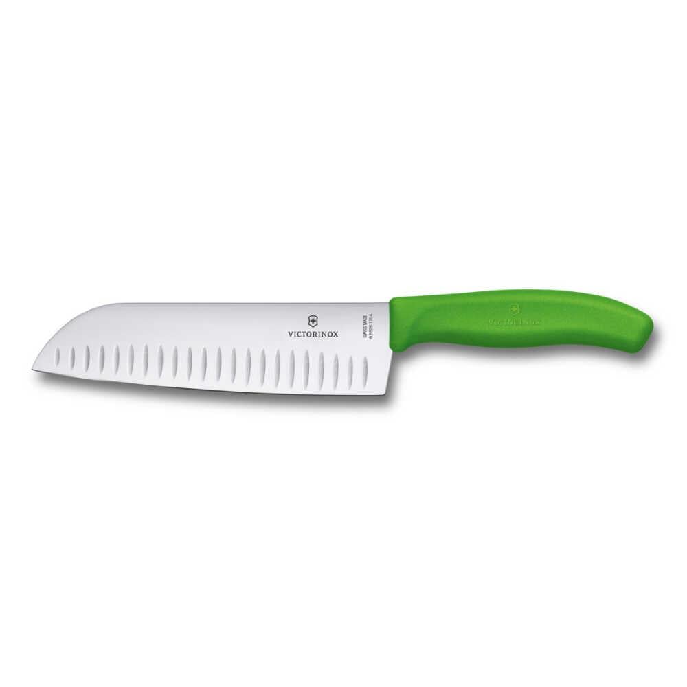 VICT.SANTOKU BIÇ.17 CM FIBROX,YŞL.BLİSTER