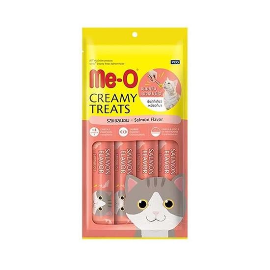 Me-O Creamy Treats Kremalı Somonlu Sıvı Kedi Ödül Maması 60 gr
