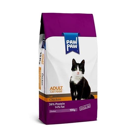PawPaw 15 Kg Yetişkin Kedi Maması Tavuklu