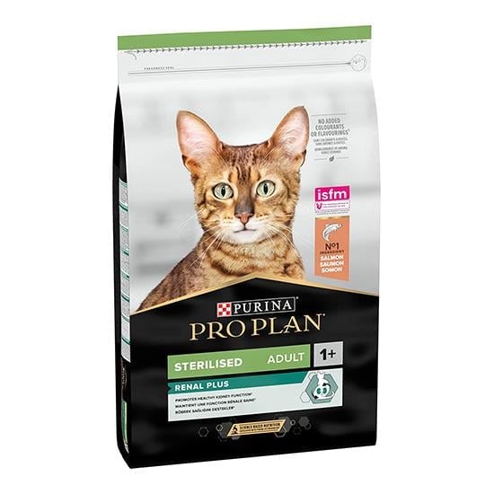 Pro Plan Renal Plus Sterilised Somonlu Kısırlaştırılmış Yetişkin Kedi Maması 10 KG