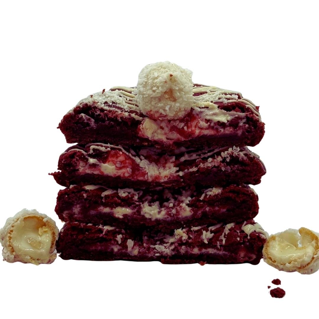 Red Velvet Raffaello Cookie