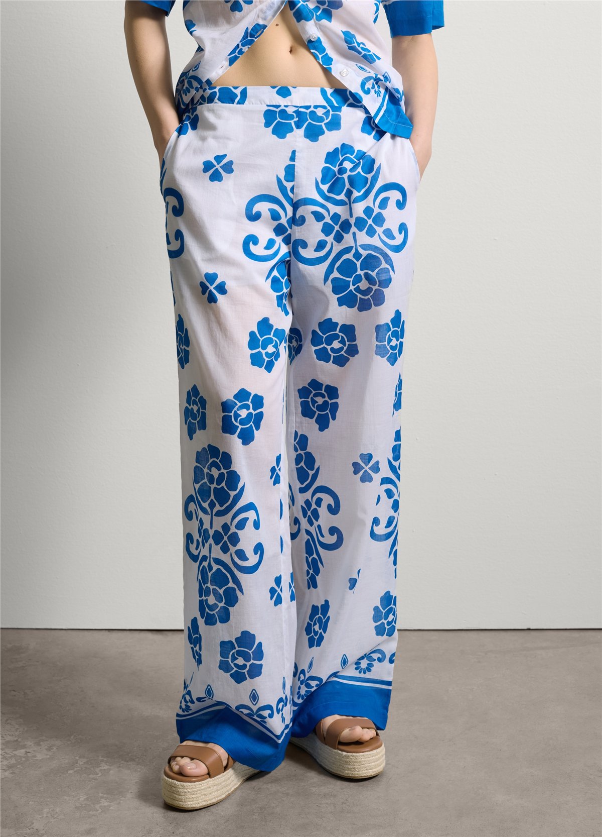 Baskılı Regular Fit Pantolon