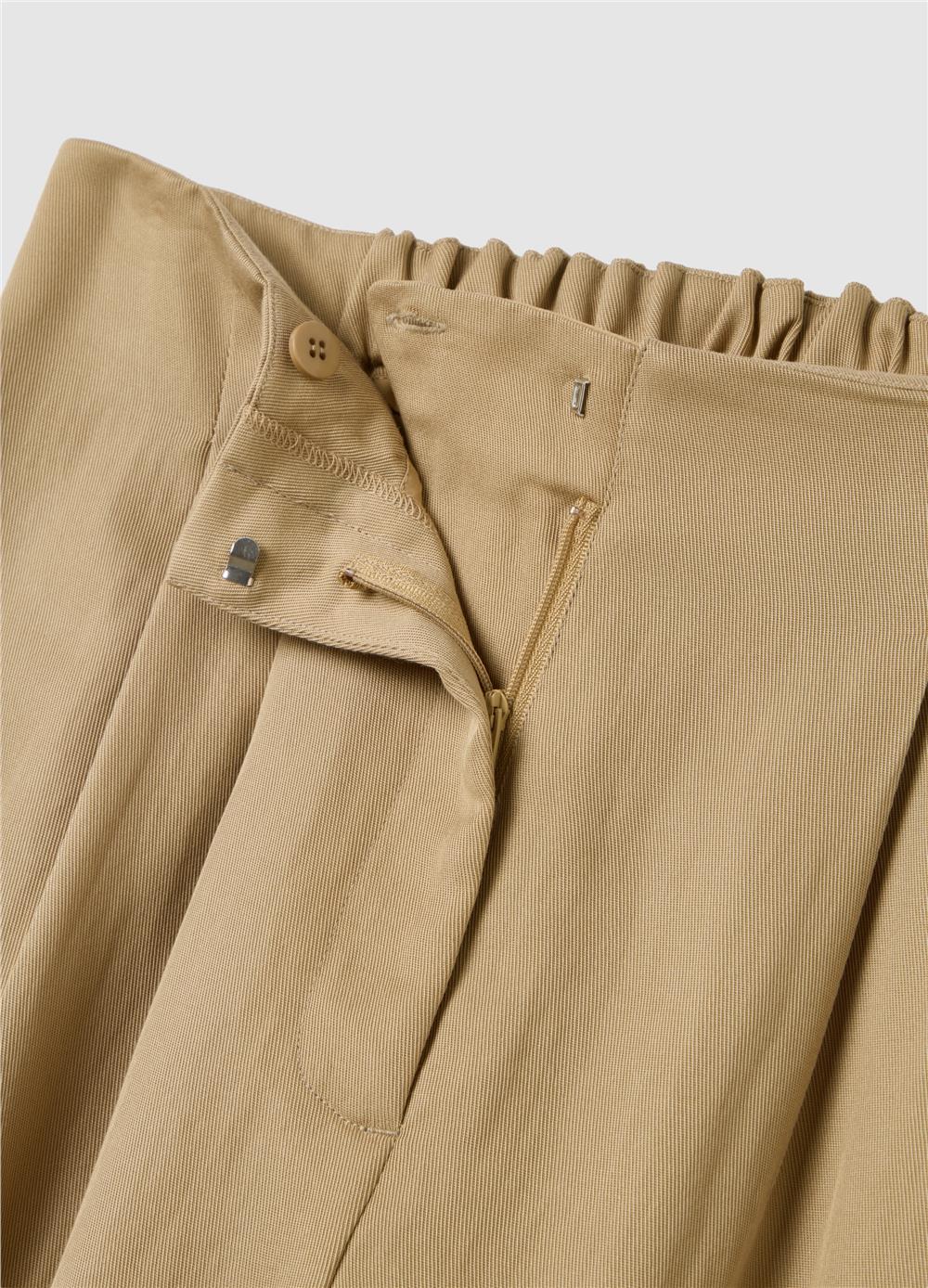 Bej Lyocell Pantolon