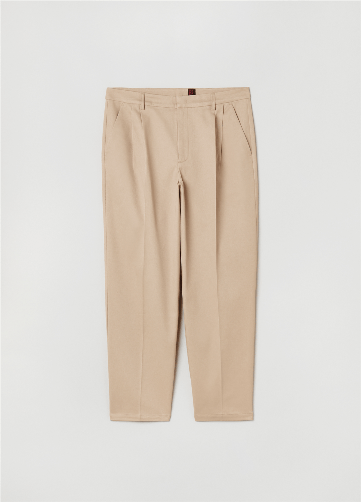 Bol Kesim Bej Chino Pantolon
