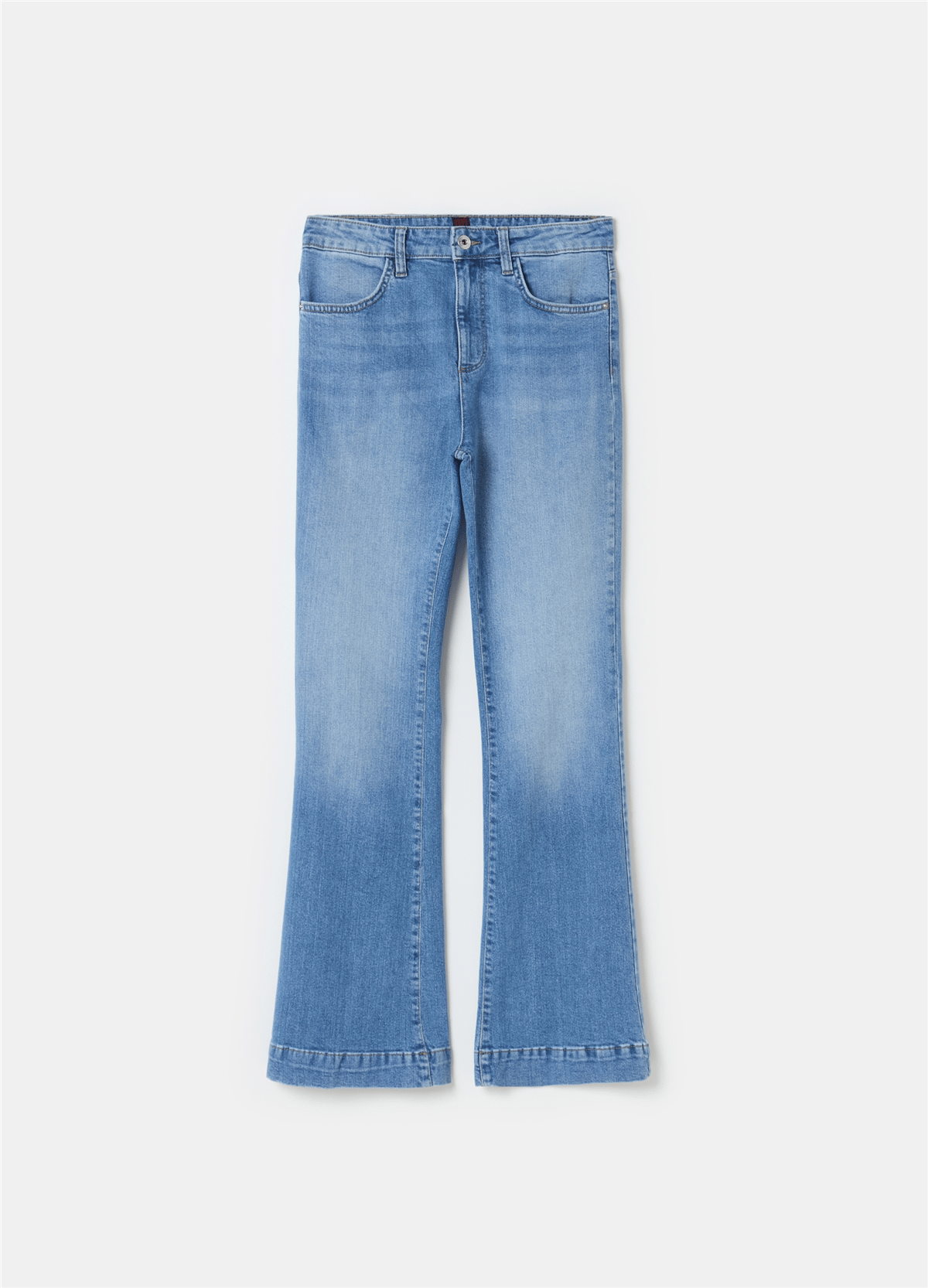 Bootcut Açık Mavi Kot Pantolon