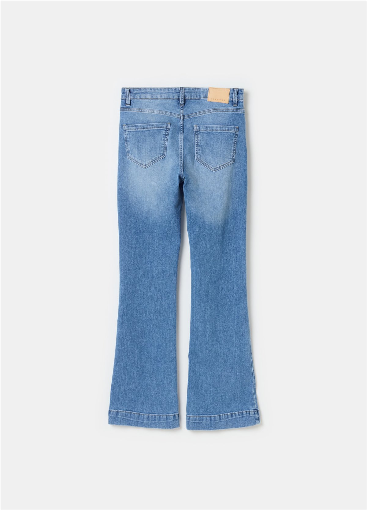 Bootcut Açık Mavi Kot Pantolon