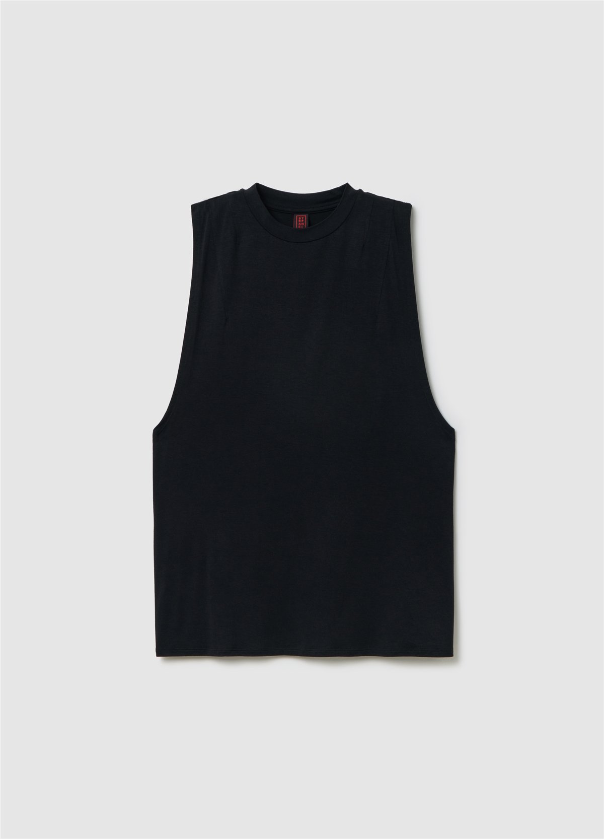 Boxy Fit Siyah Atlet
