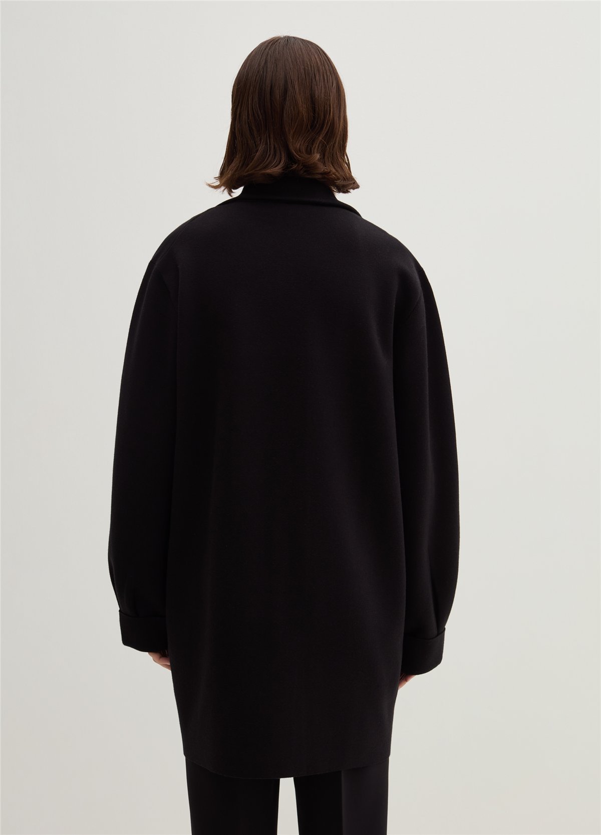 Cepli Oversize Siyah Kaban