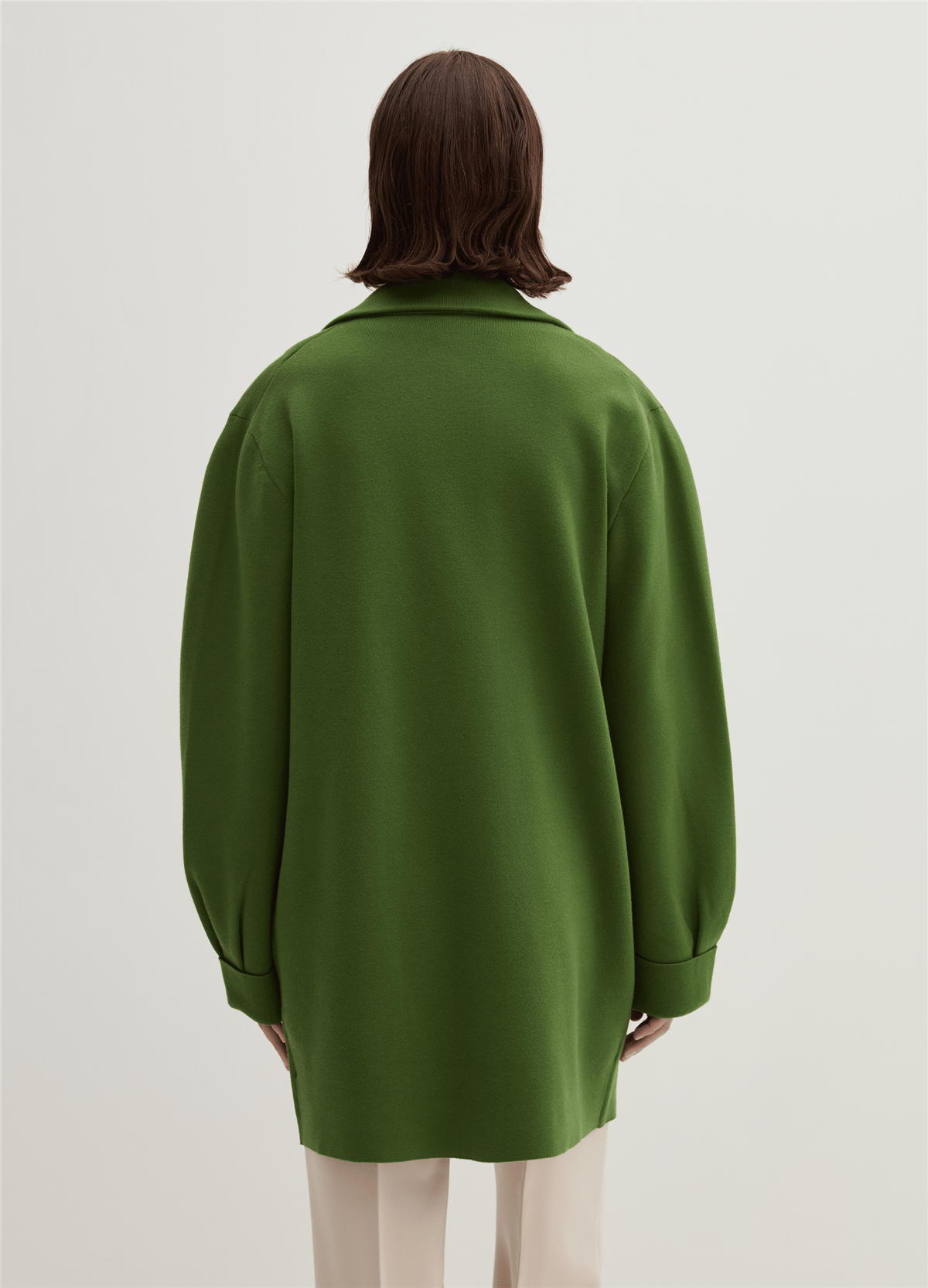 Cepli Oversize Yeşil Kaban