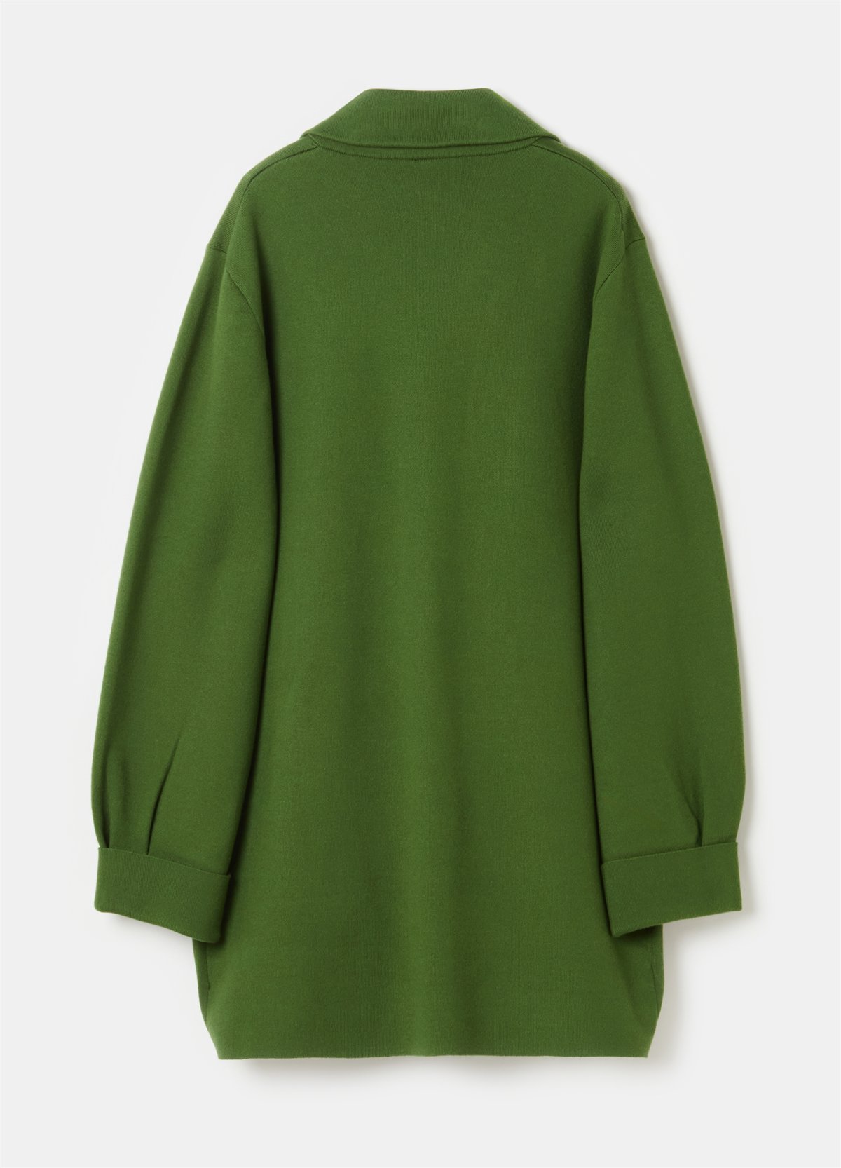 Cepli Oversize Yeşil Kaban