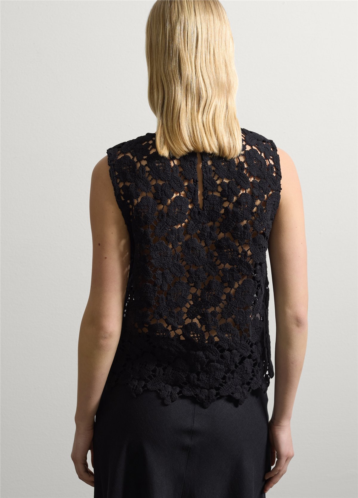 Dantel Siyah Üst
