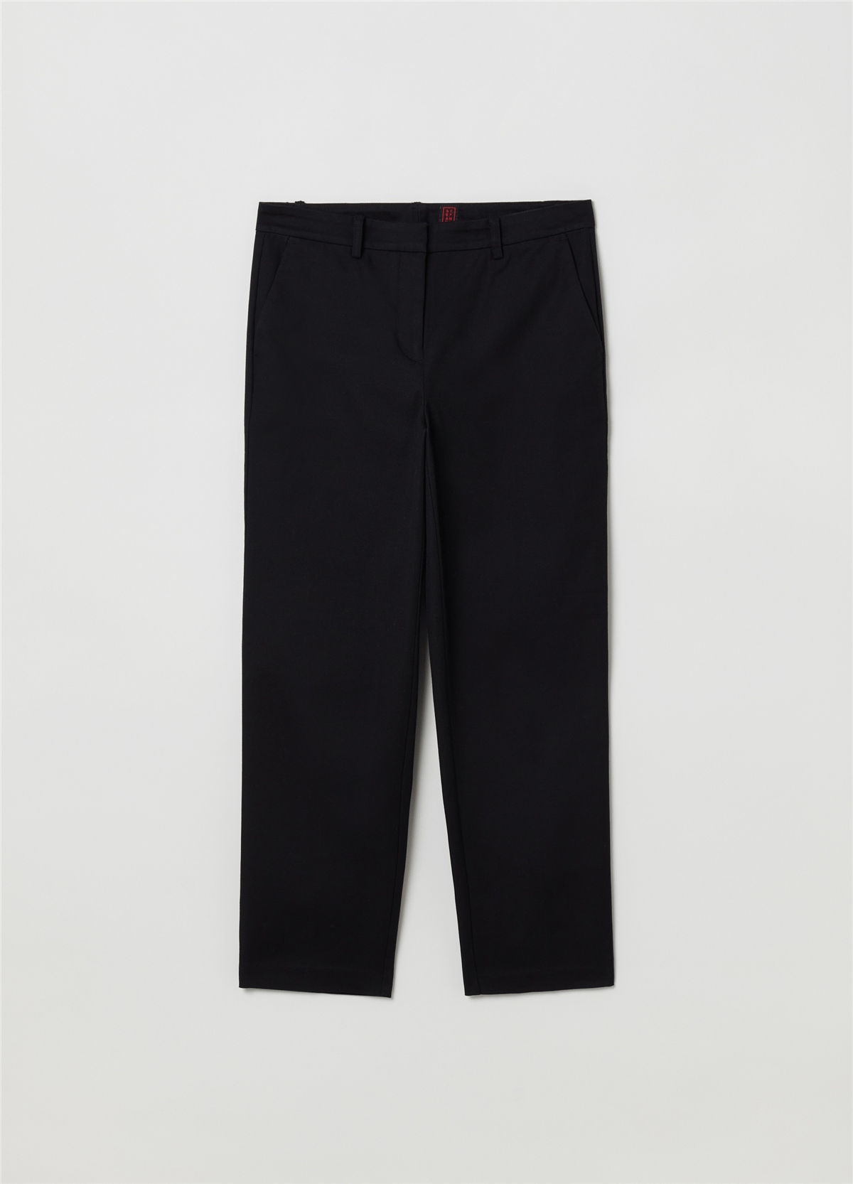 Esnek Fitilli Siyah Chino Pantolon