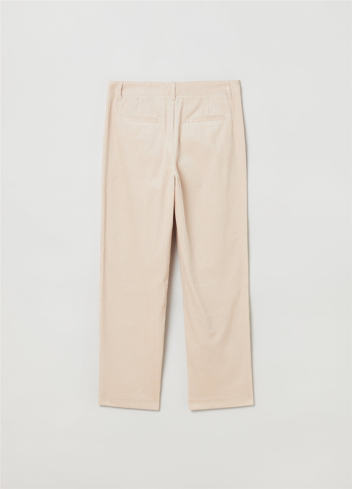 Fitilli Kadife Bej Chino Pantolon