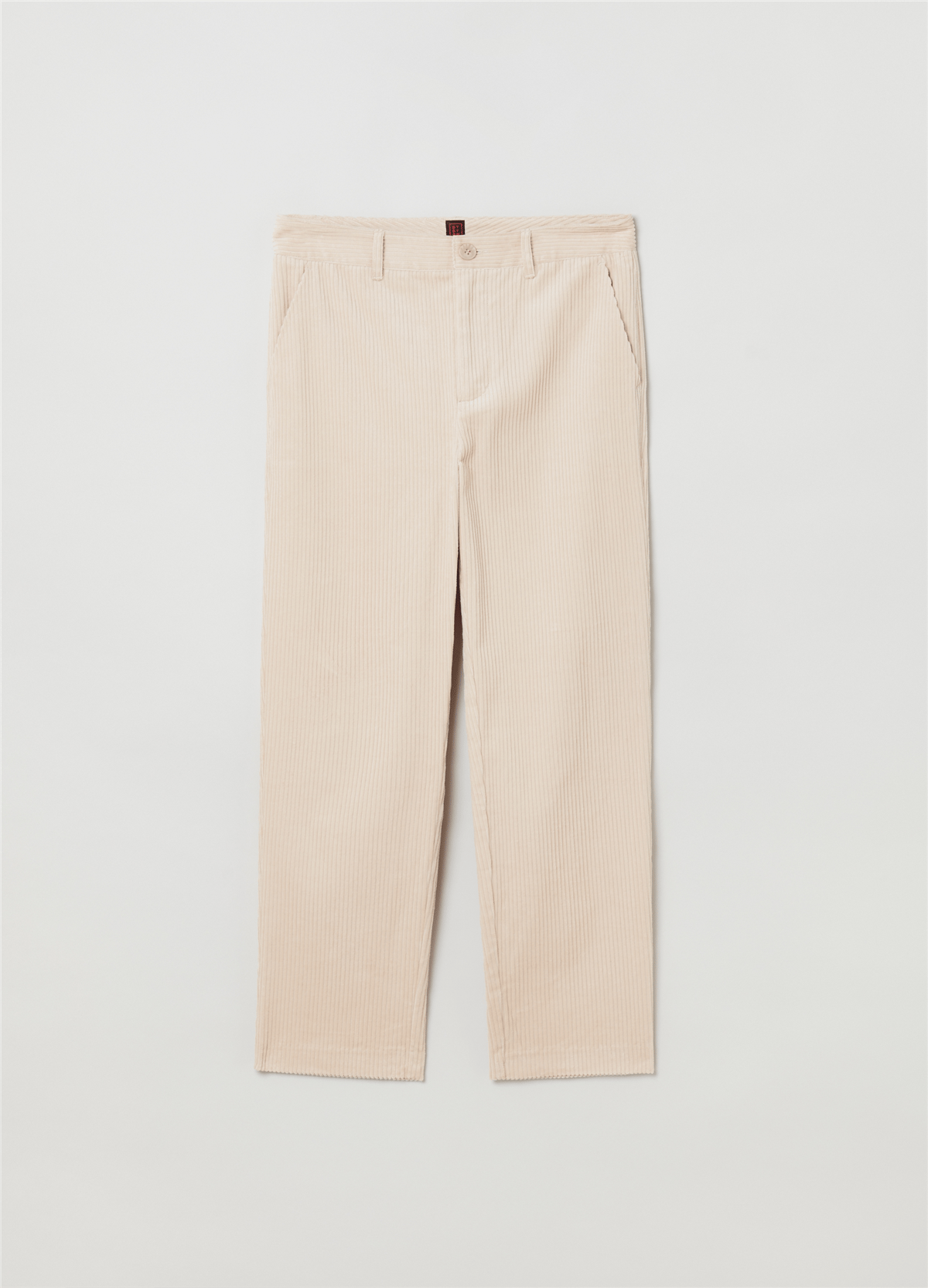 Fitilli Kadife Bej Chino Pantolon