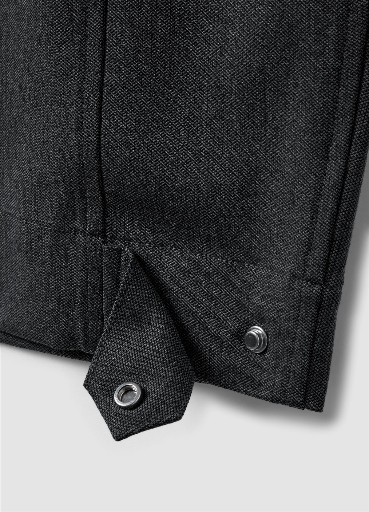 Gri Esnek Modal Viskon Yün Ve Kaşmir Karışımlı Slim Fit Kumaş Pantolon