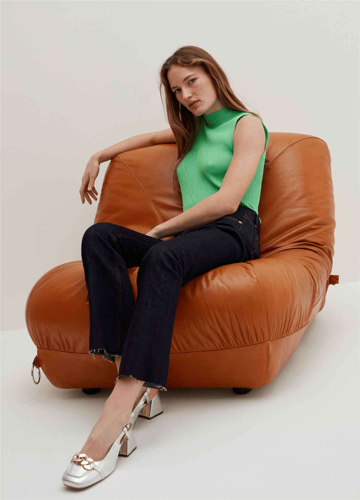 İspanyol Paça Kısa Boy Kot Pantolon