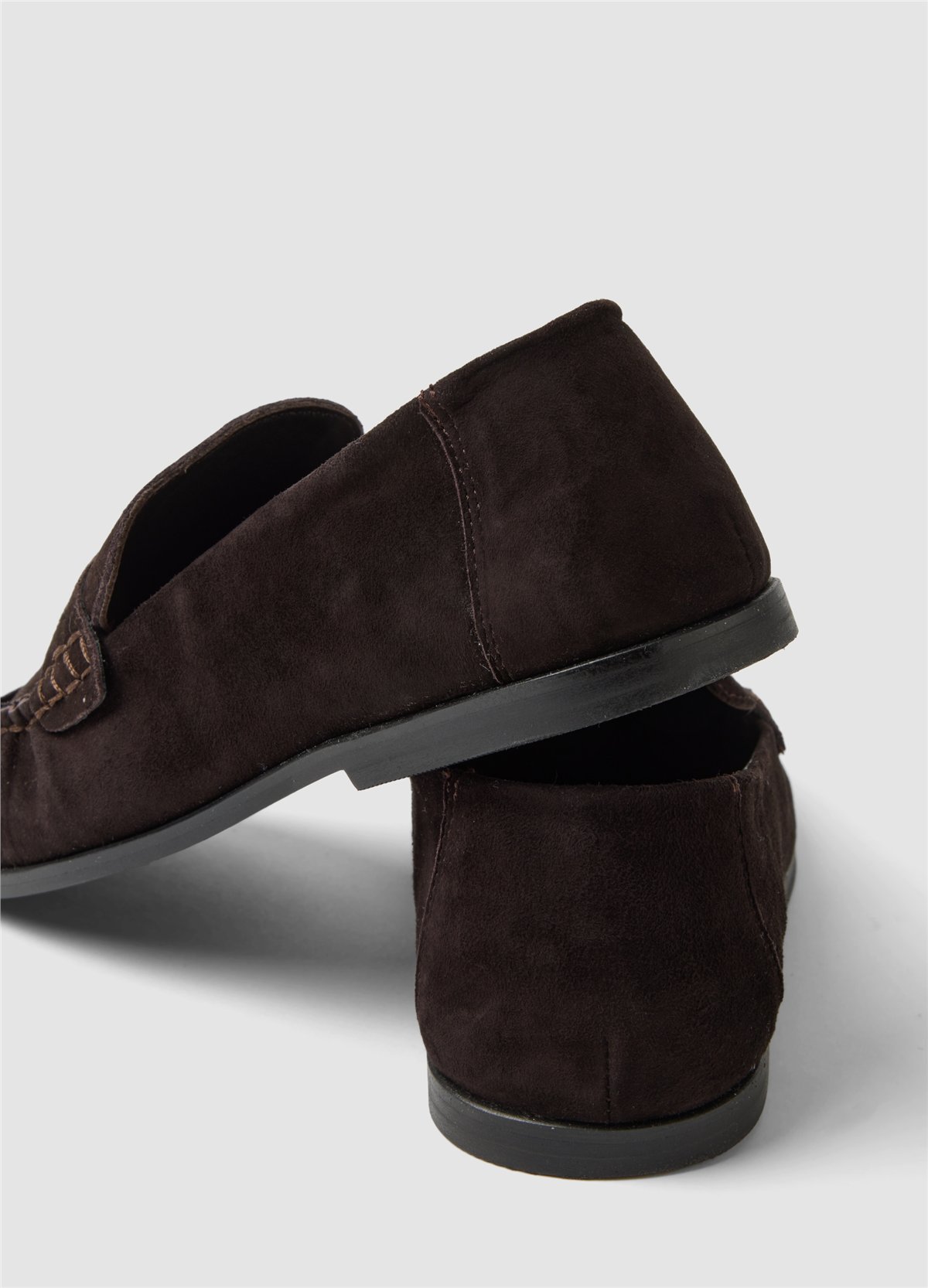 Kahverengi Hakiki Deri Loafer
