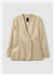 Keten Ve Viskondan Altın Blazer Ceket