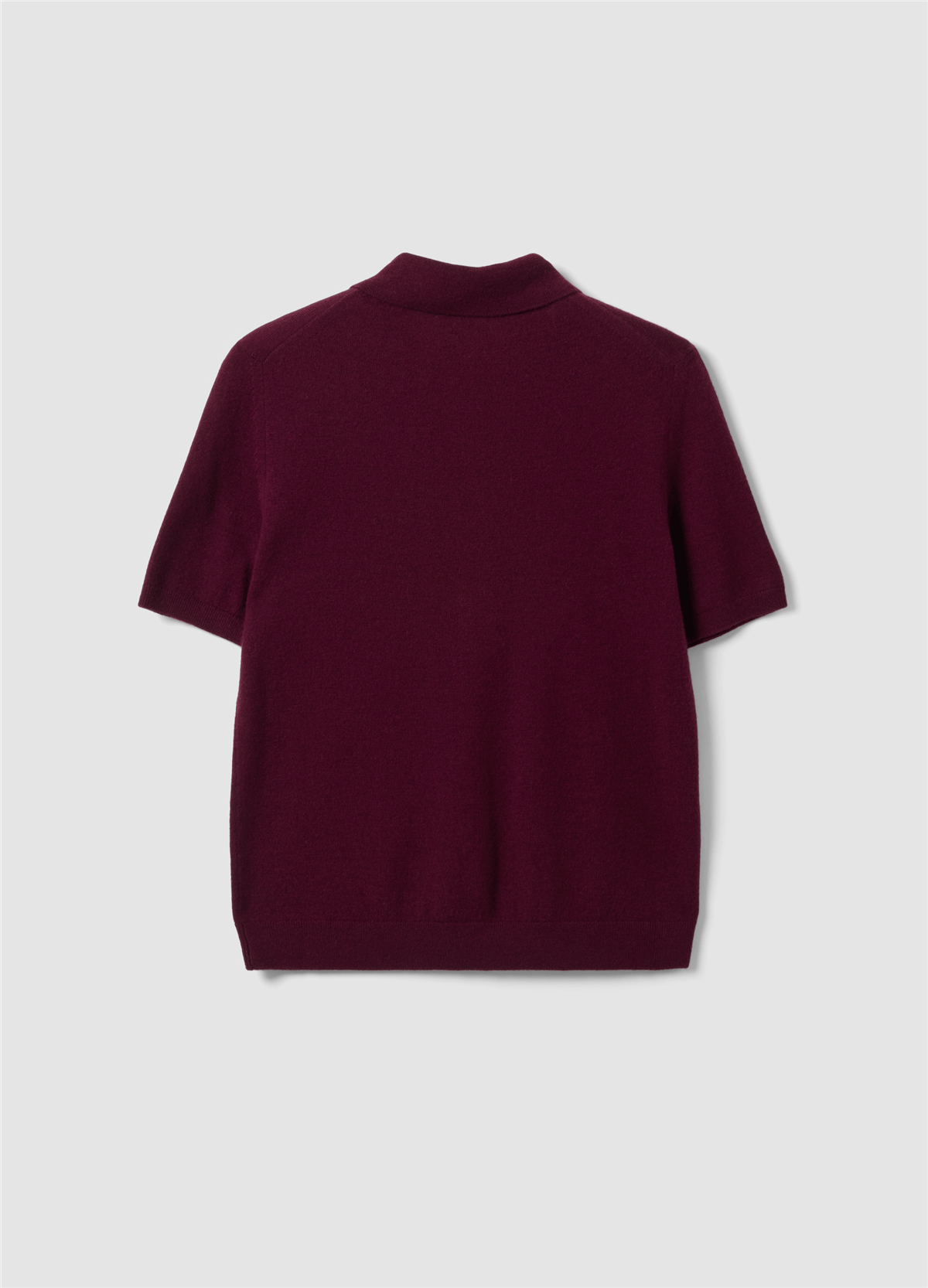 Kırmızı Regular Fit Saf Yün Kazak