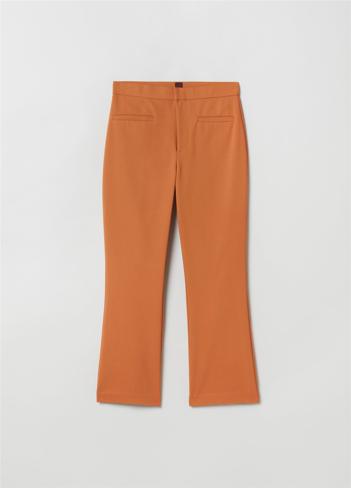 Kısa Taba Flare Pantolon