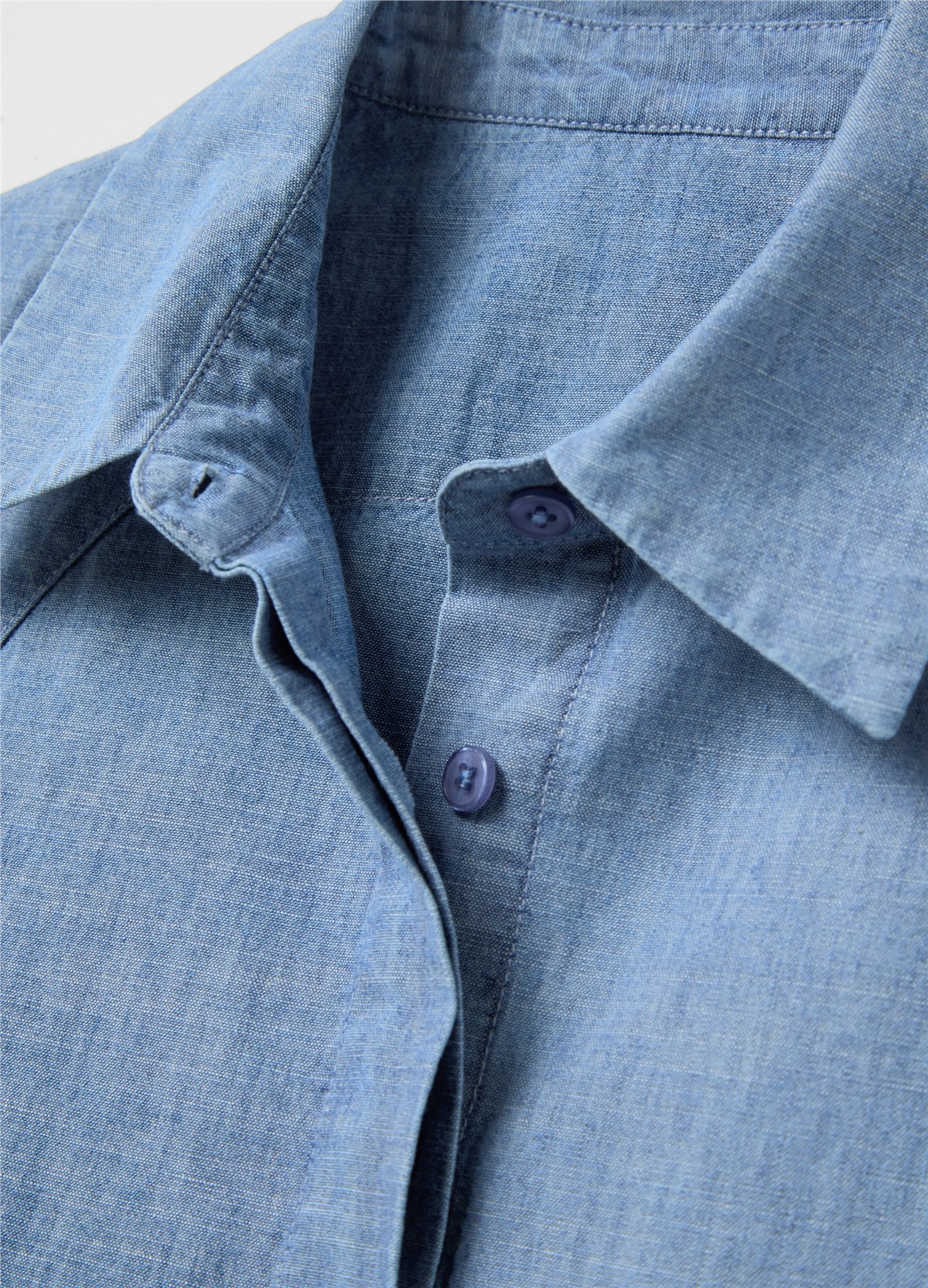 Kolsuz Denim Gömlek