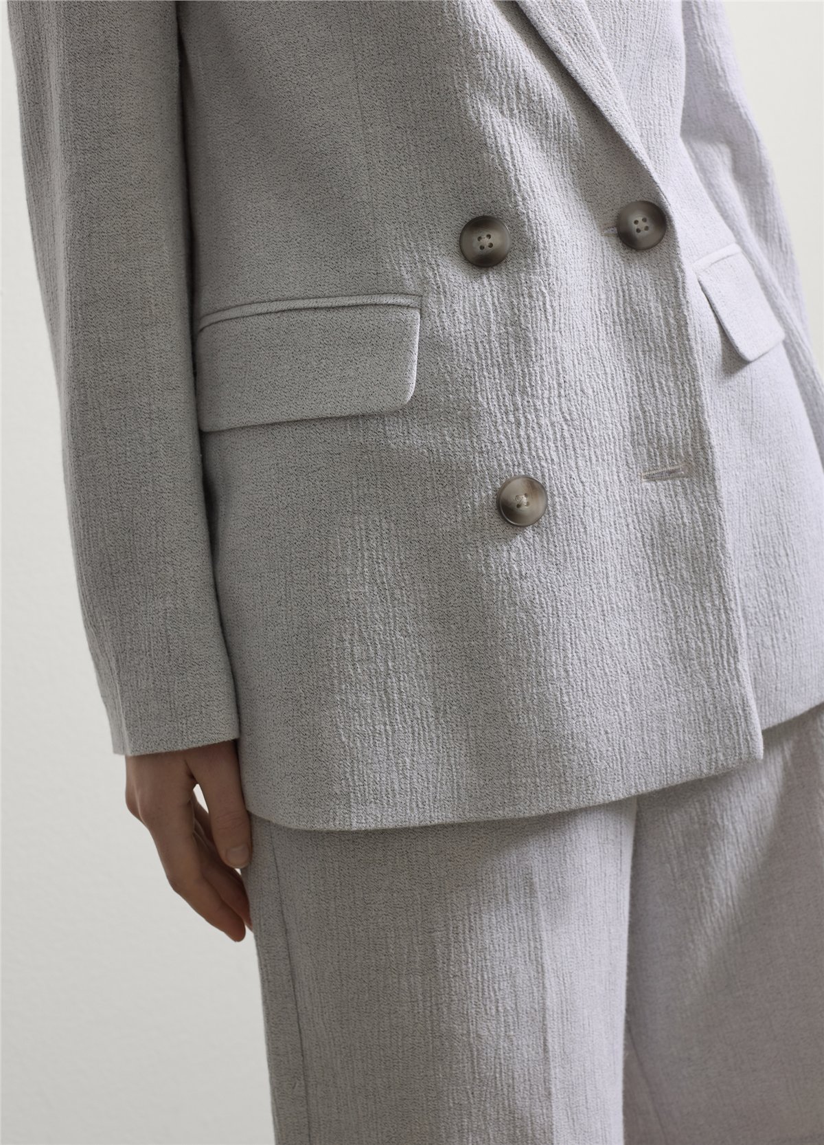 Kruvaze Gri Blazer