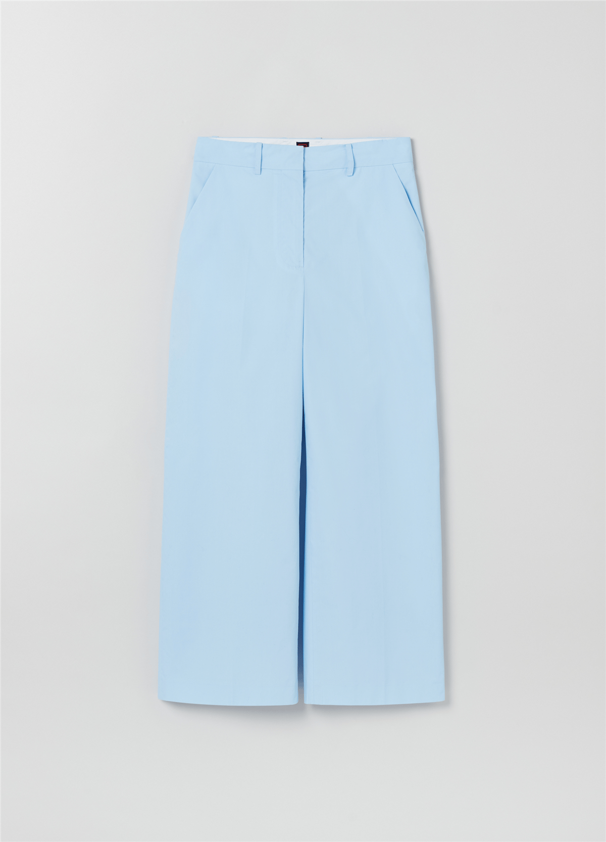 Mavi Bol Paça Poplin Pantolon