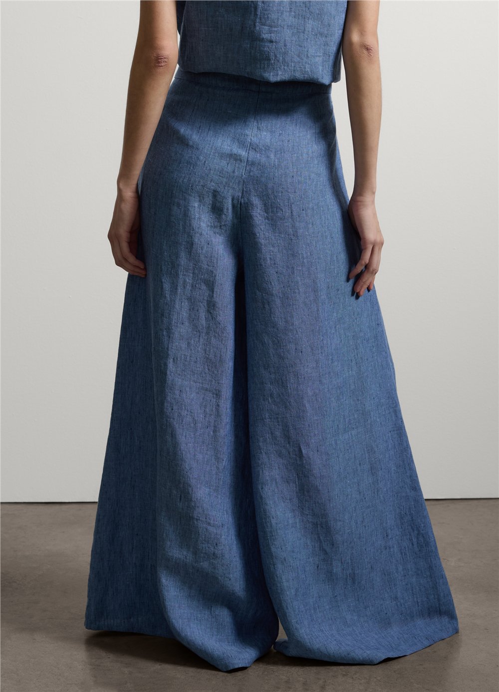 Mavi Denim Keten Bol Paça Pantolon