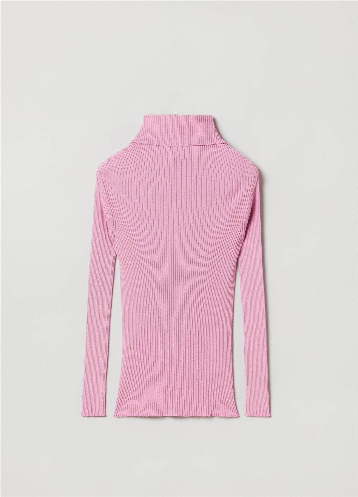 Omuzları Açık Pembe Fitilli Bluz