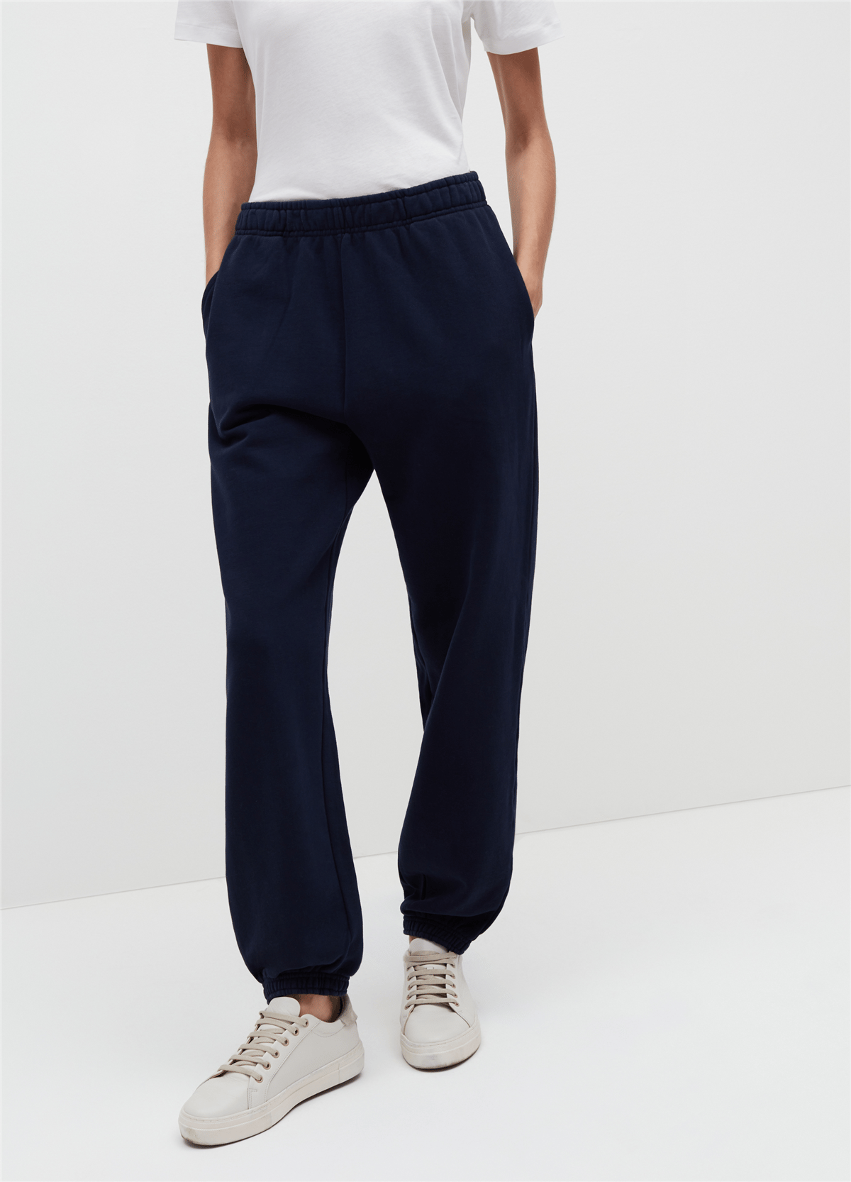 Peluş Lacivert Jogger Pantolon