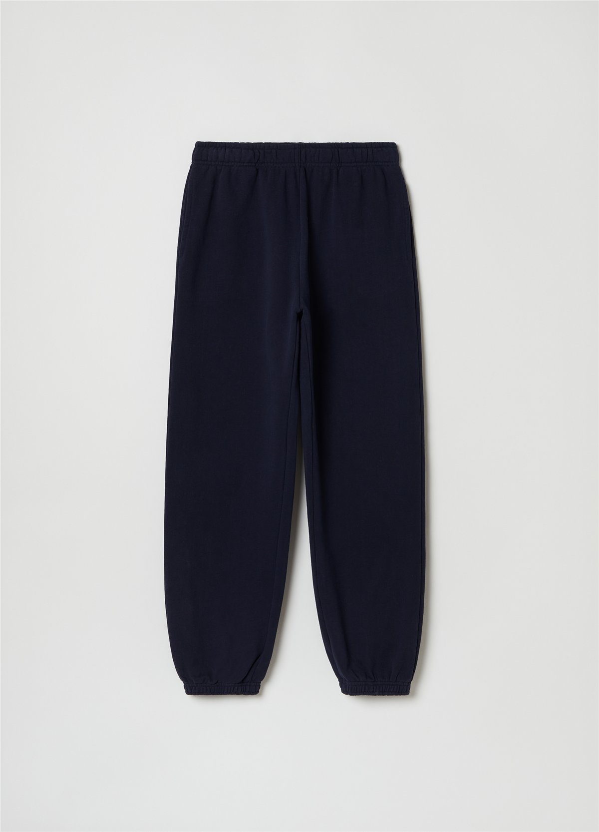 Peluş Lacivert Jogger Pantolon