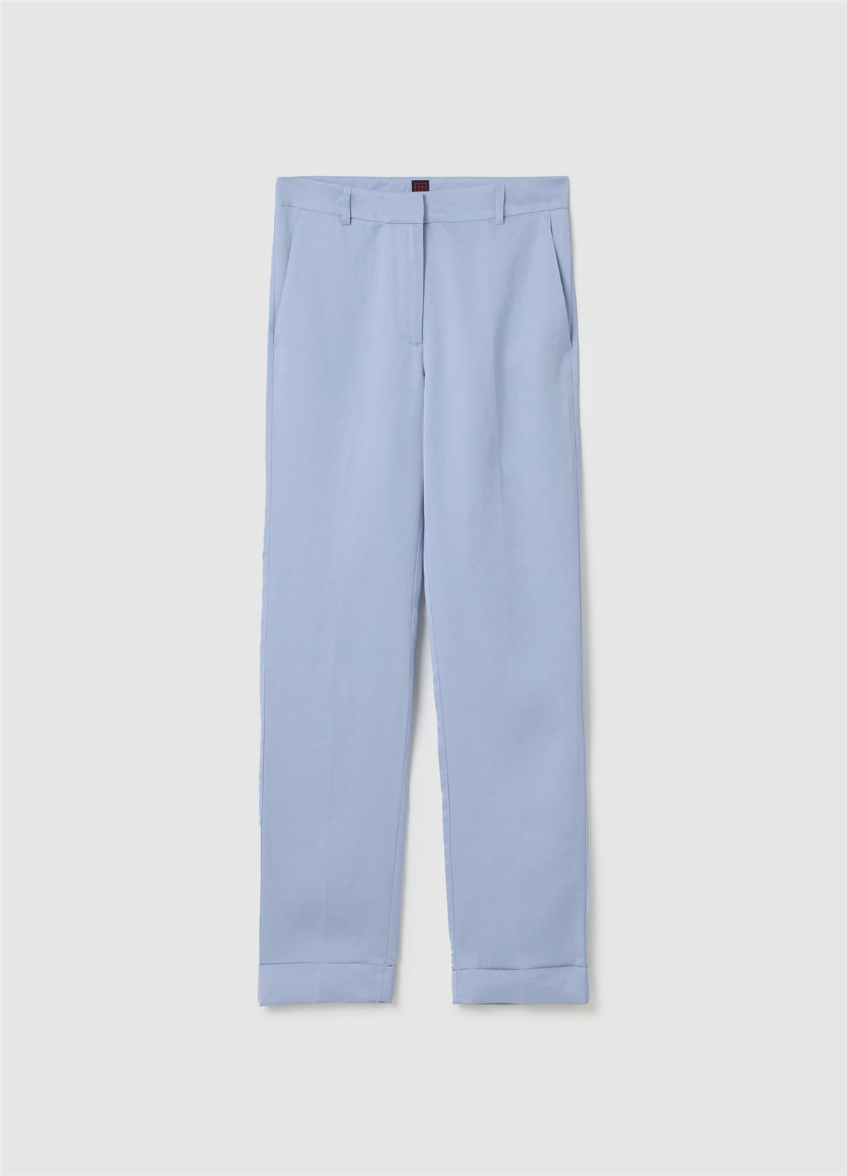Saten Sigaret Mavi Pantolon