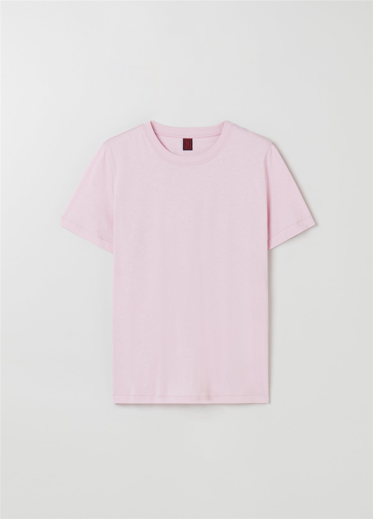 Supima Pamuklu Pembe Tişört