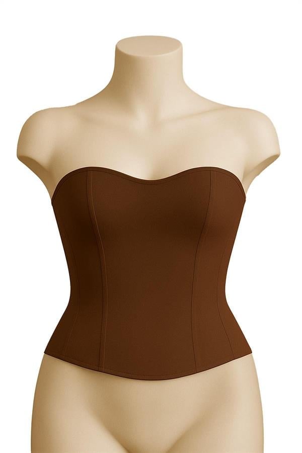Arias Closet Kahverengi MI Emay 9155 Terletici Korse Büstiyer