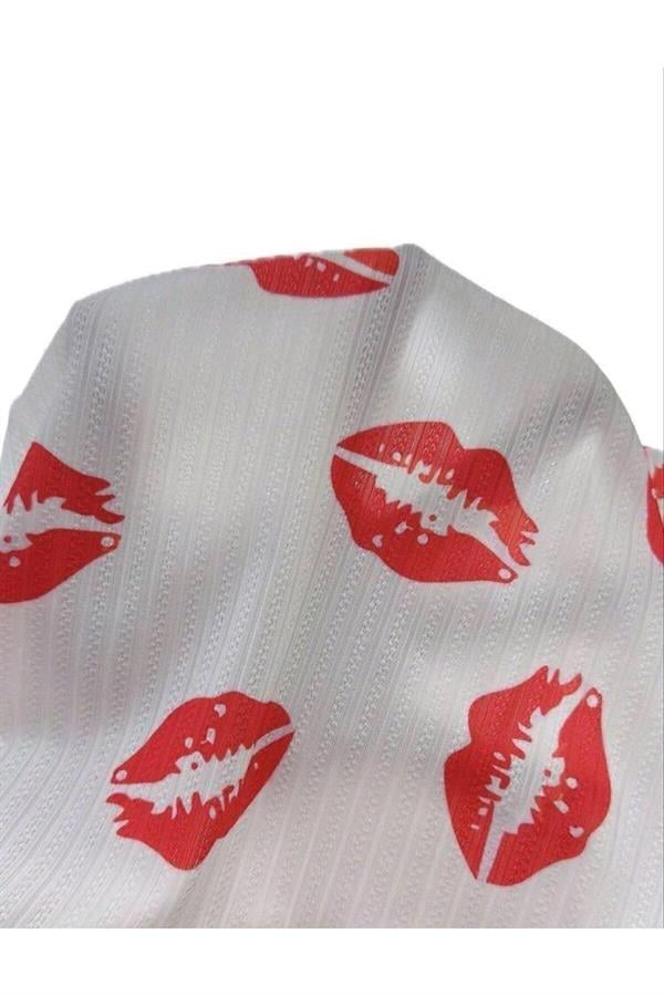 Arias Closet Kiss Öpücük Beyaz Şortlu Takım