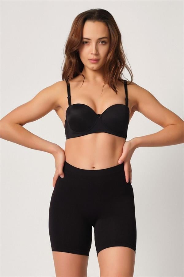 Arias Closet Siyah MI Emay 3003 Soft Paçalı Boxer