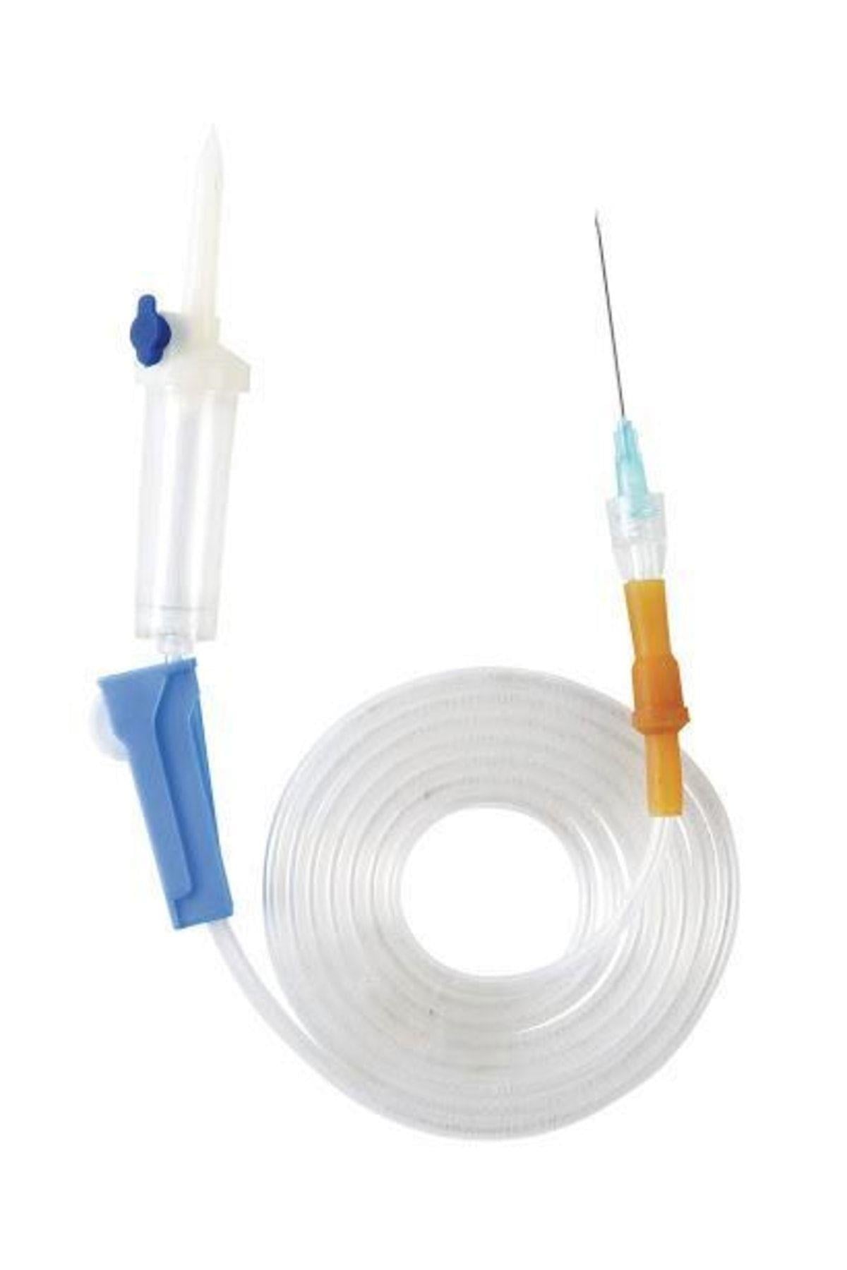 Serum Seti Luer Lock Yeşil Iğneli 21g - - 10 Adet