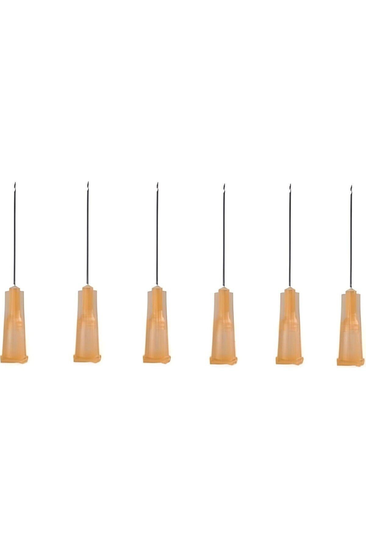Turuncu Iğne Ucu 0.50x25mm 25g Aşı Enjektör Iğnesi 500 Adet aşı