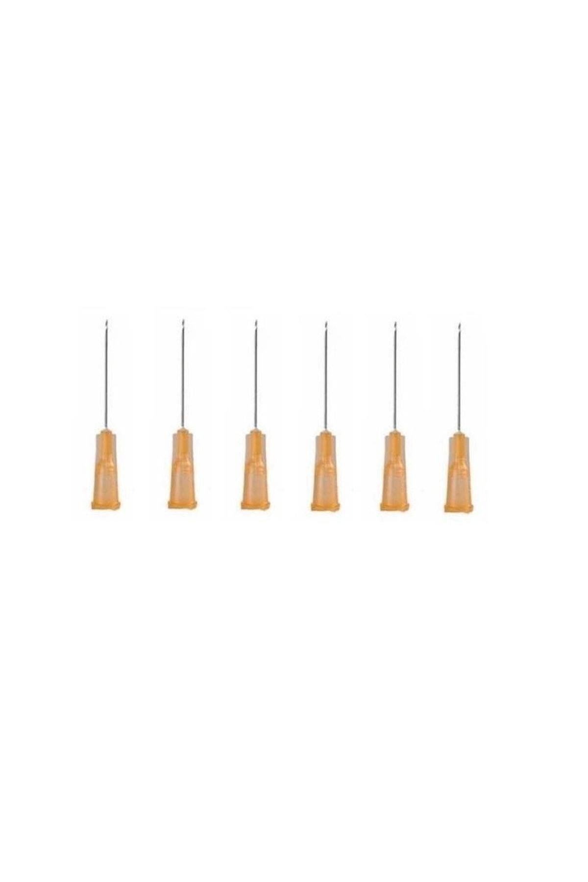 Turuncu Iğne Ucu 0.50x25mm 25g Aşı Enjektör Iğnesi 500 Adet
