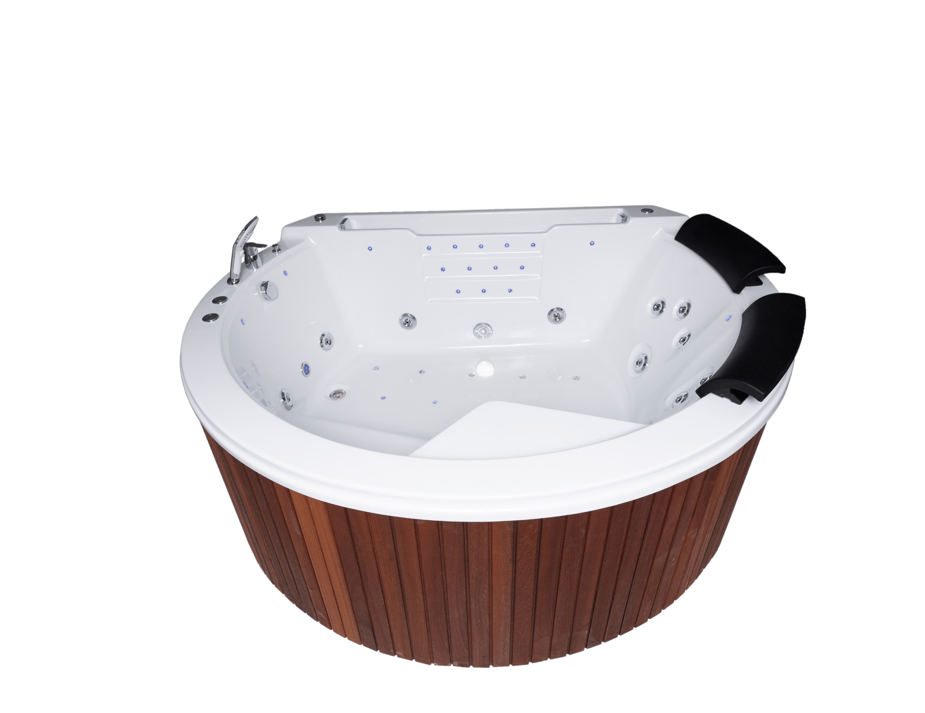 195 X 160 x 68 CM YARI OVAL YUVARLAK JAKUZİ