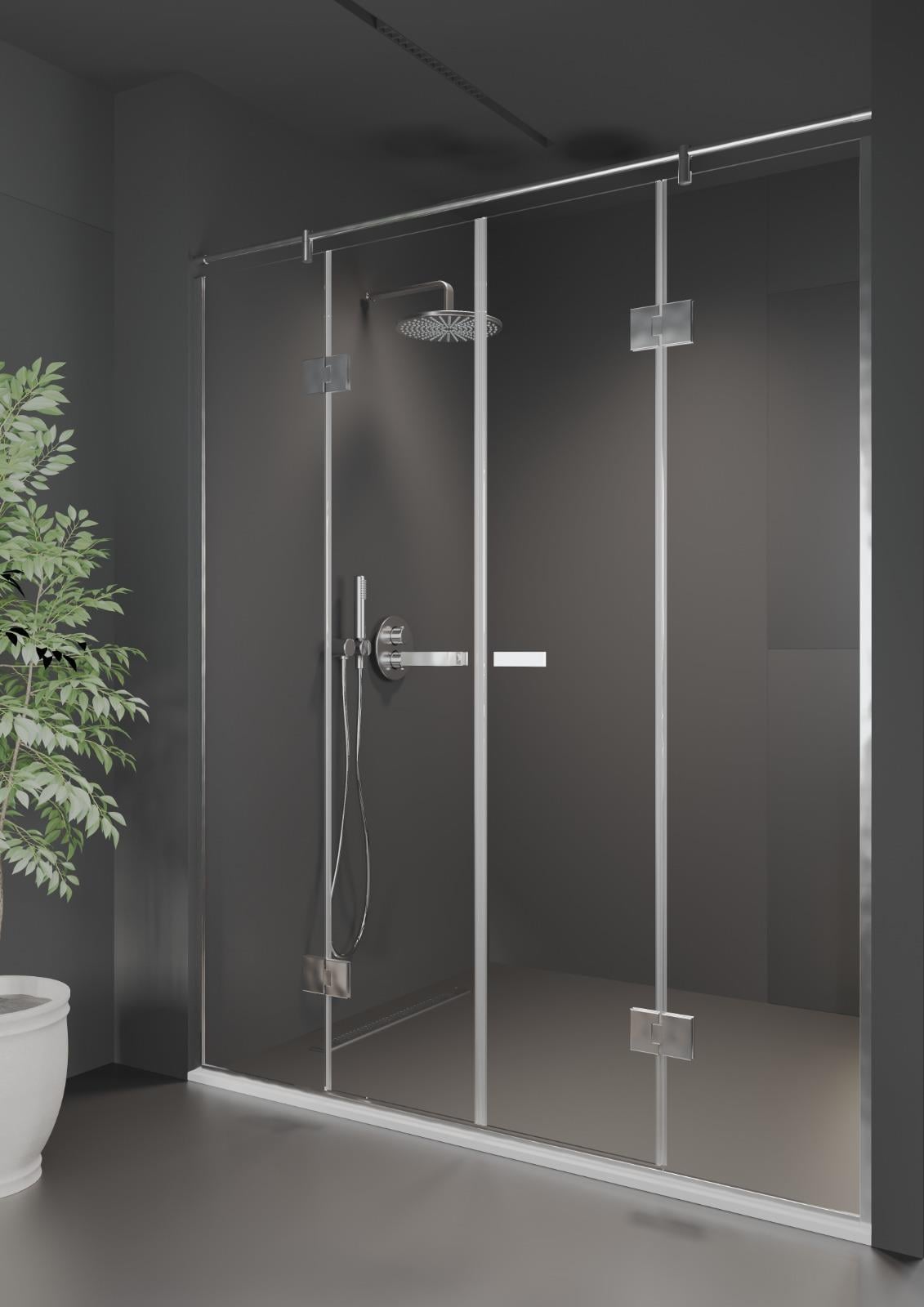 CRYSTAL 2 SABİT 2 AÇILIR MENTEŞELİ KABİN