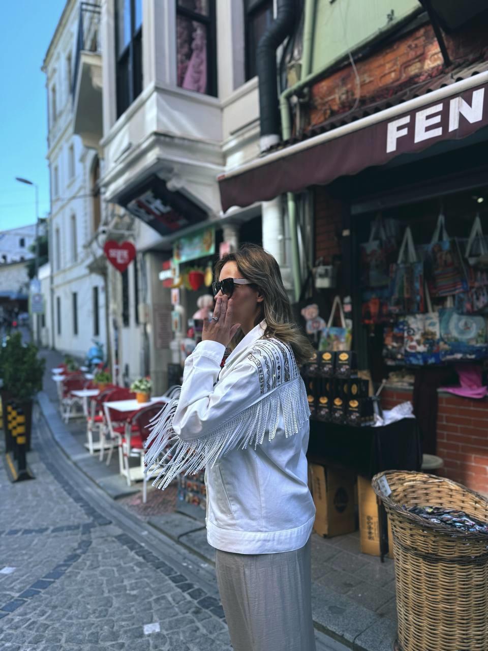 PÜSKÜLLÜ TASARIM KOT CEKET