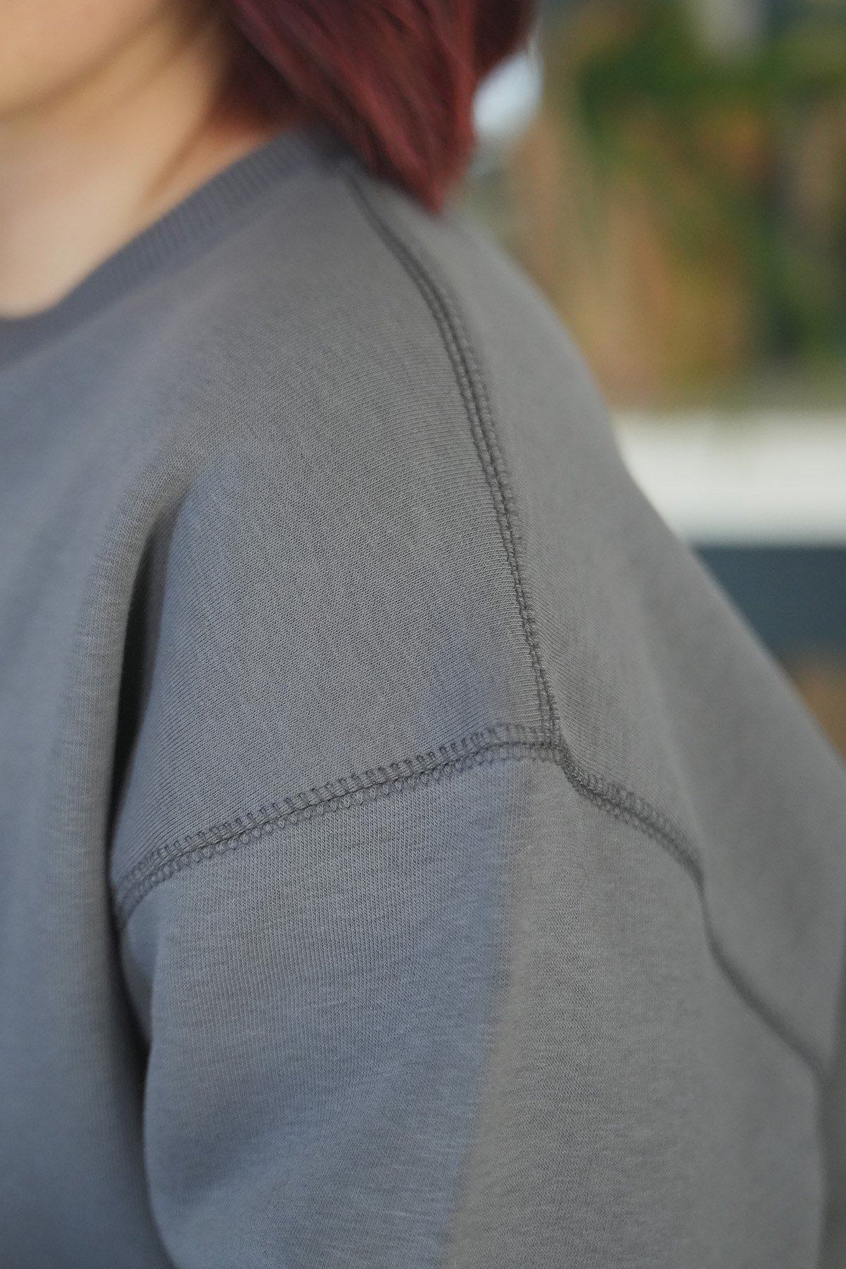Grafiti Nakış Oversize Kadın Sweat