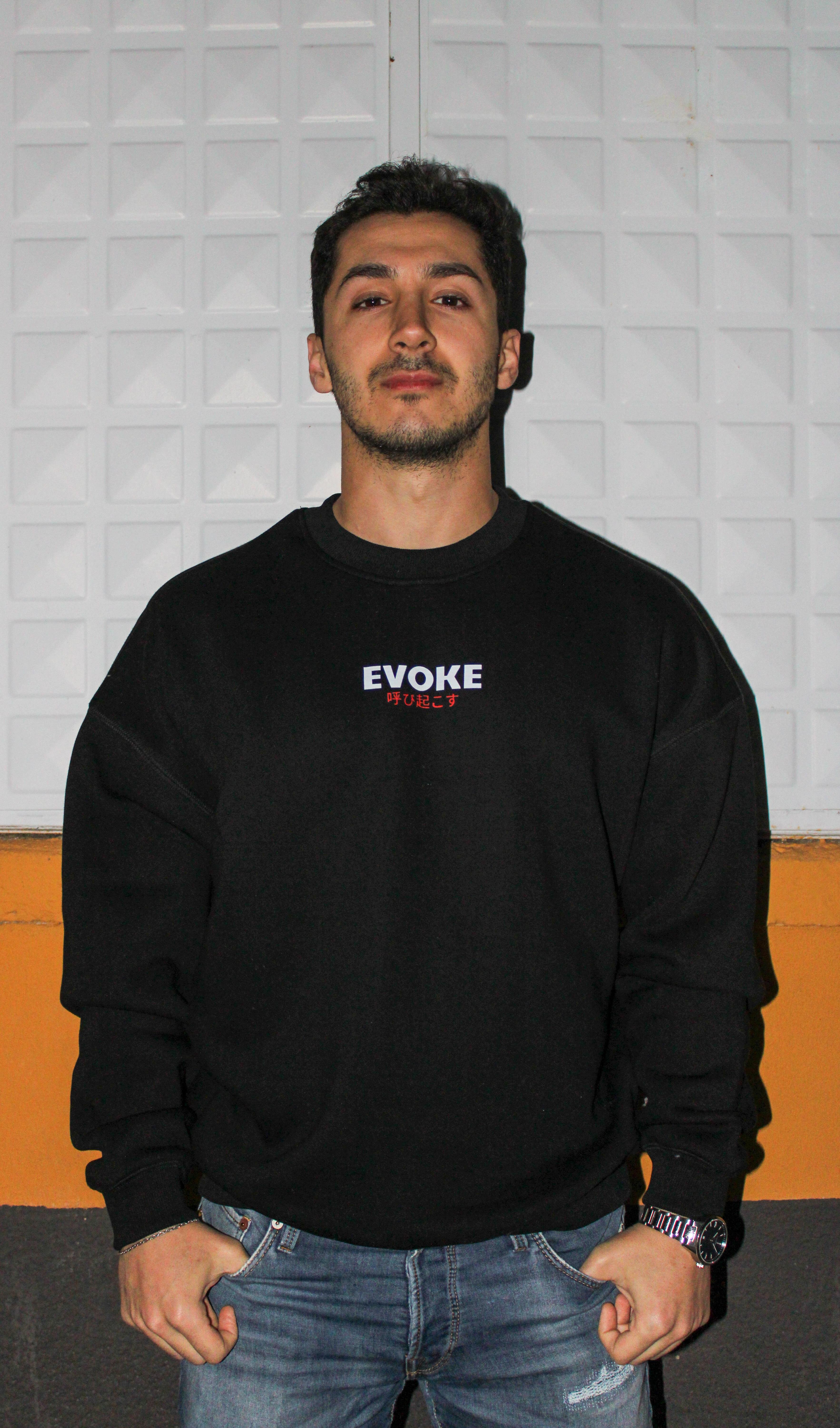 Japon Melek Oversize Erkek Sweatshirt