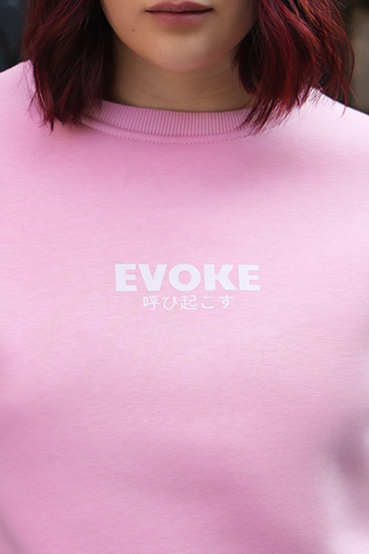 Japon Melek Oversize Kadın Sweat