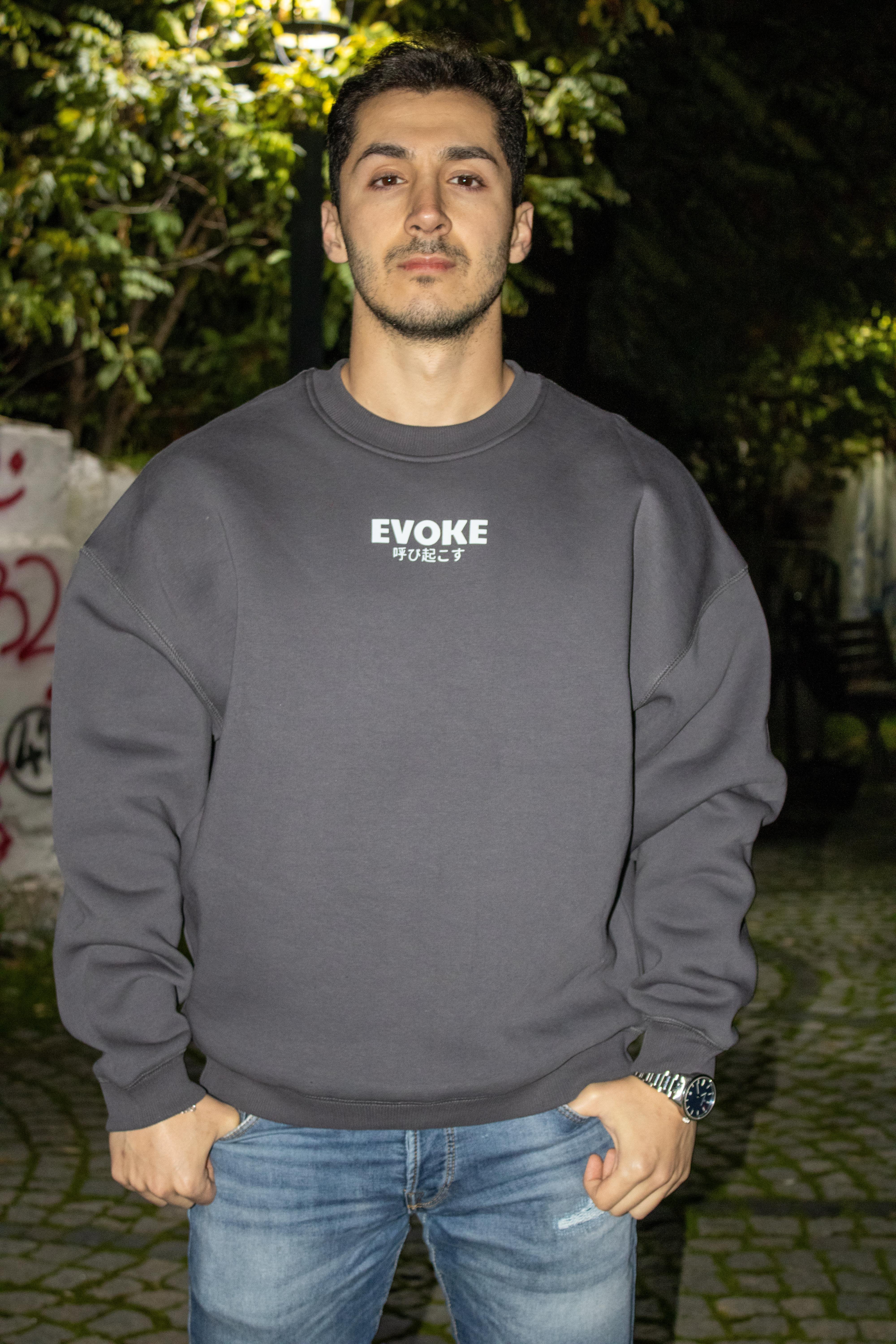 Kedi Oversize Erkek Sweat