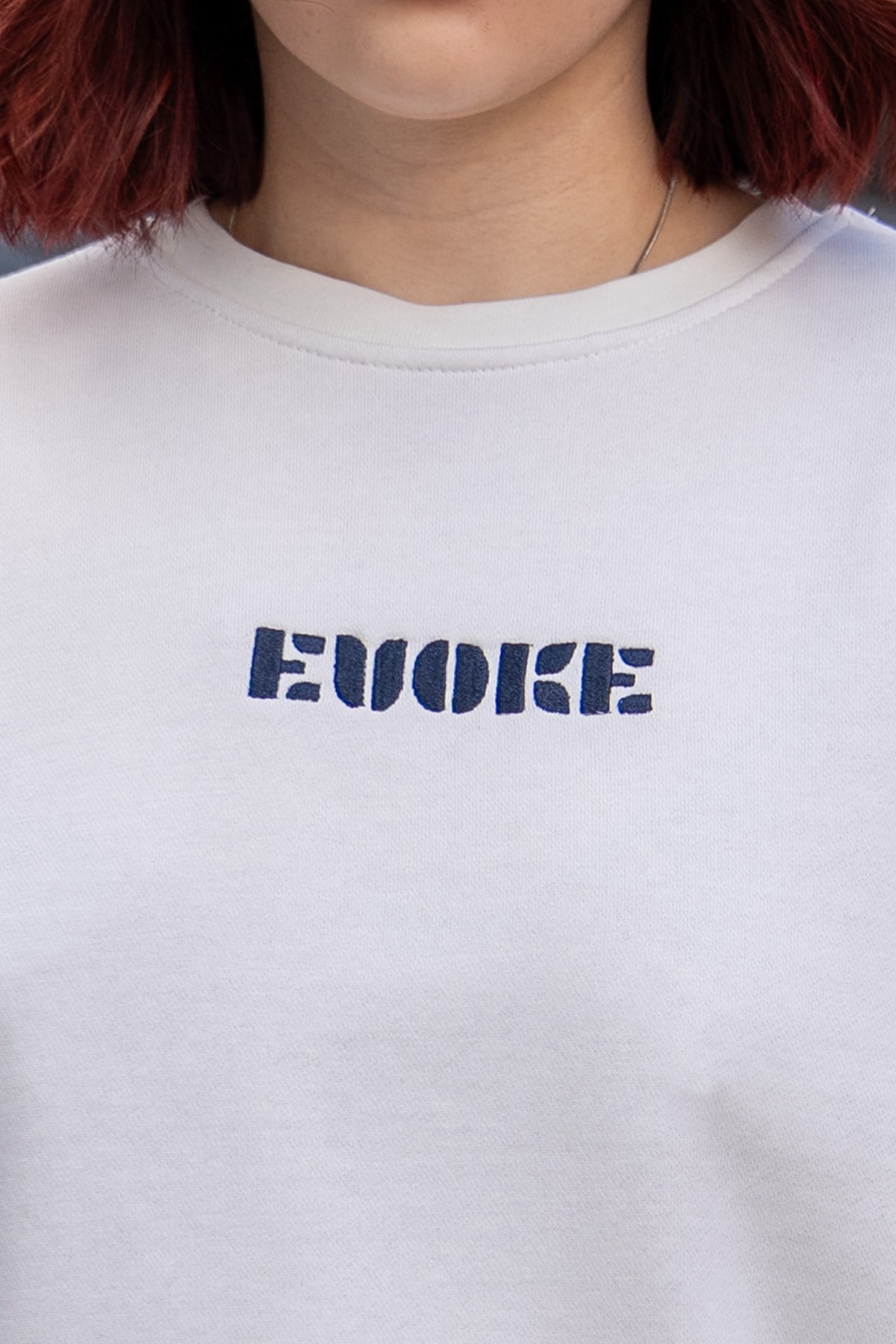 Nakışlı Oversize Kadın Sweat