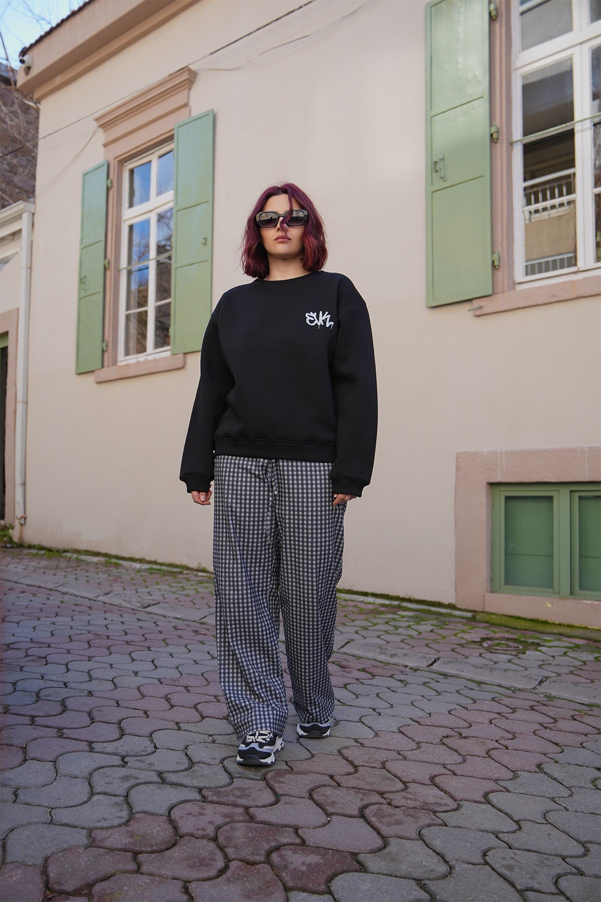 Open Your Eyes Oversize Kadın Sweat
